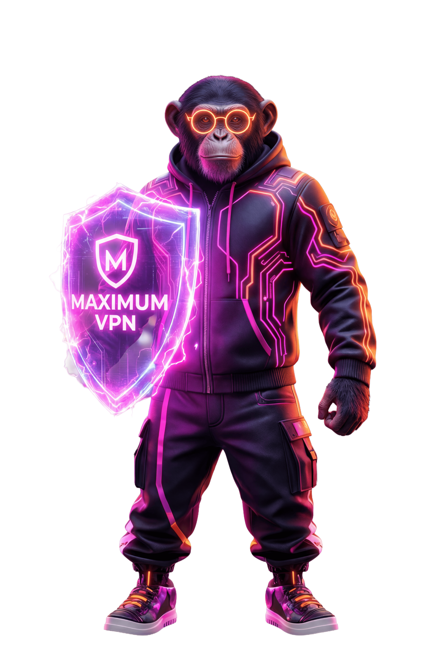 Maximum VPN mascot — free VPN for Europe